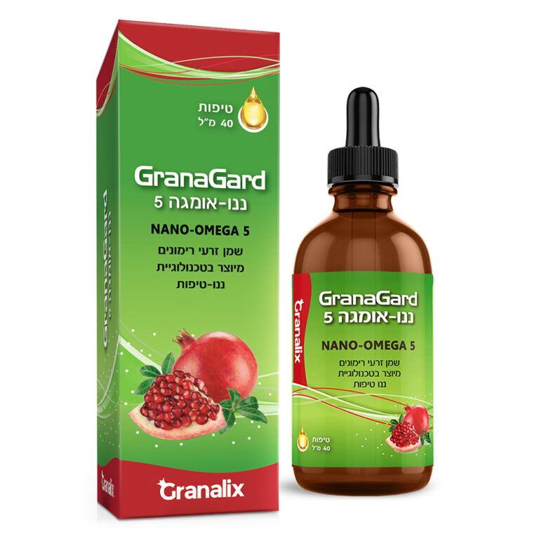 Grana Guard Nano-Omega 5 en gotas - caja y frasco