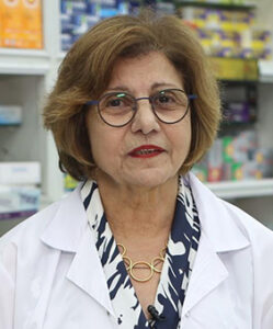 Norma Amit is a responsible pharmacist at the Yehuda Halevi Pharmacy in Bel Aviv